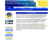 Tablet Screenshot of barbadosseaturtles.org